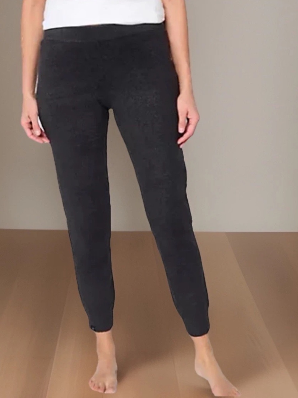 BAREFOOT DREAM Pants Womens Small Tall Black CozyChic Lite Luxe Lounge Pant NEW